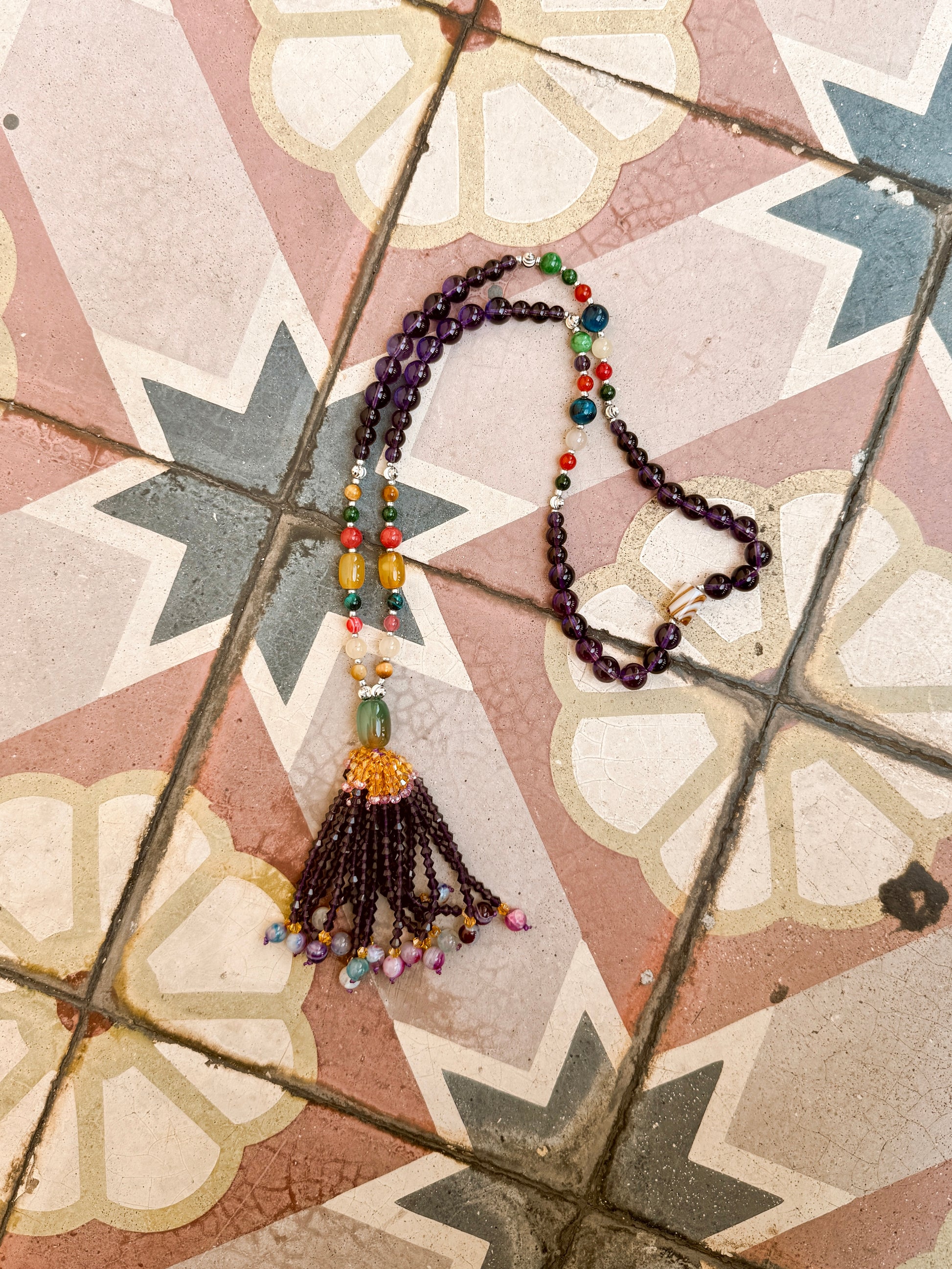 The Lumière Necklace — Amethyst
