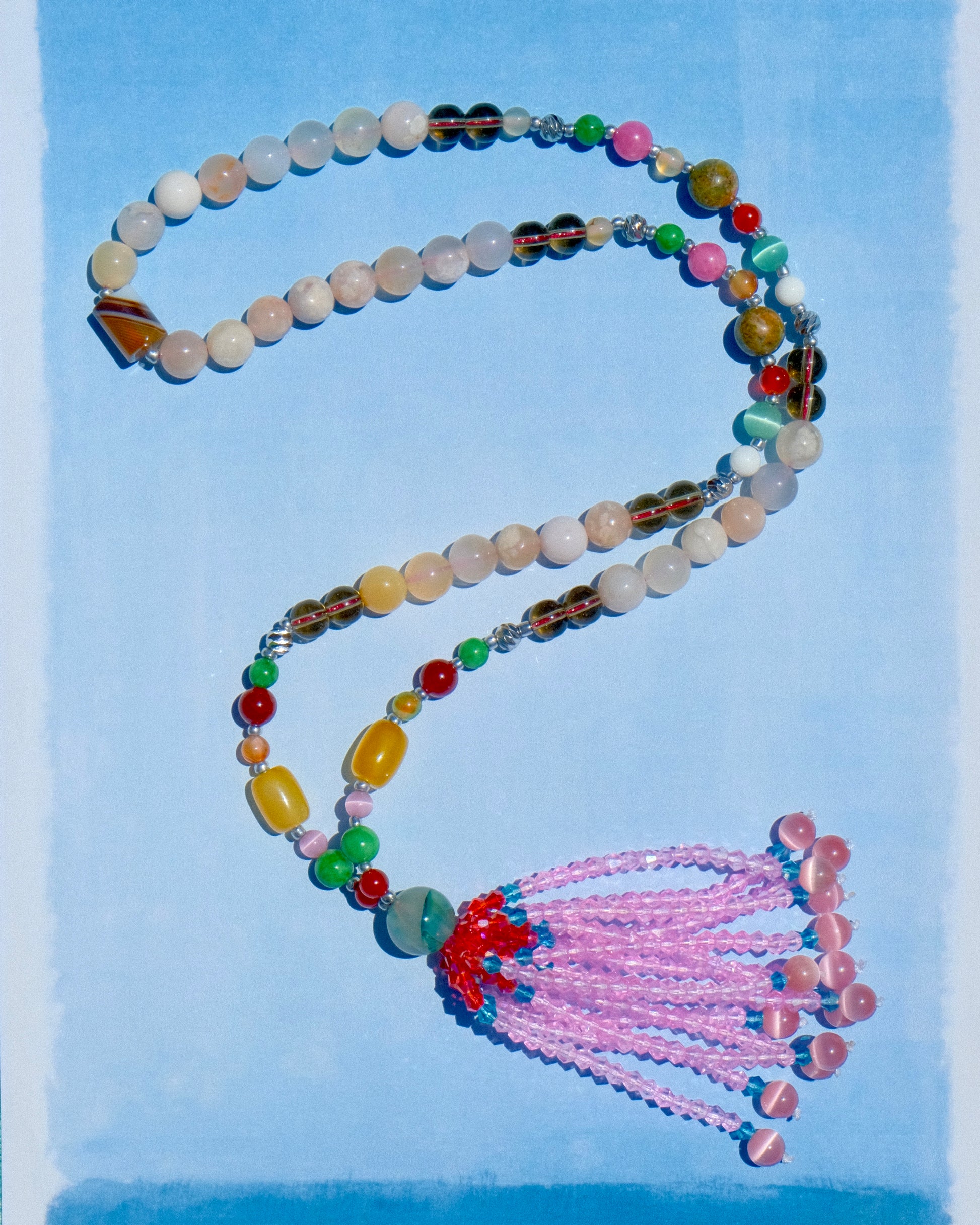 The Lumière Necklace — 1/1 Ghost Pink