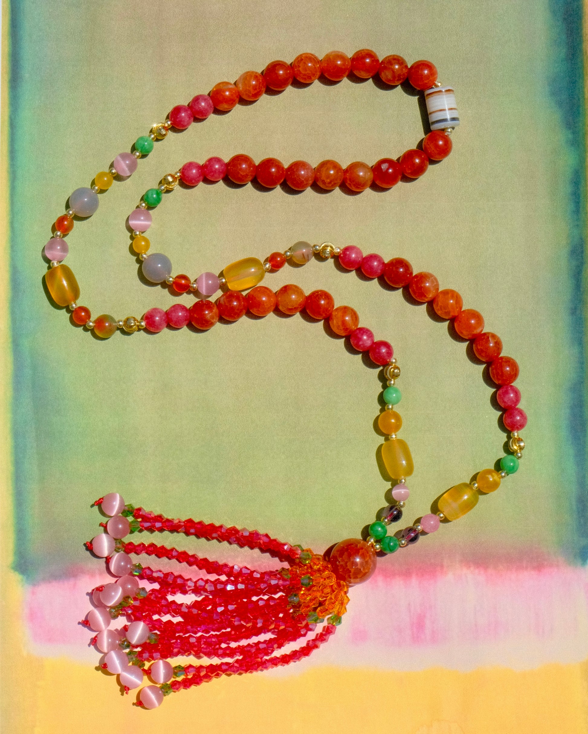 The Lumière Necklace — 1/1 Burnt Orange