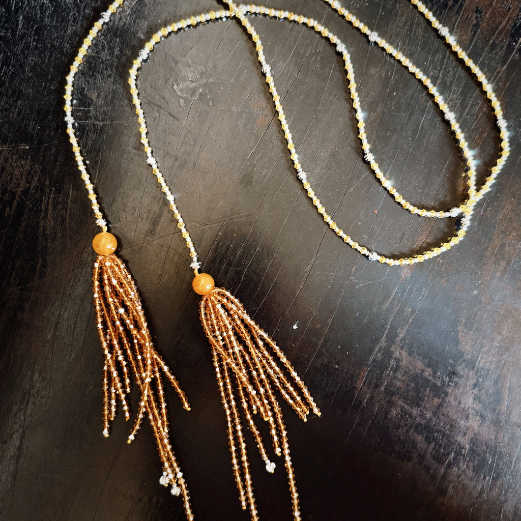 The Duyên Necklace – Citrine / Silver