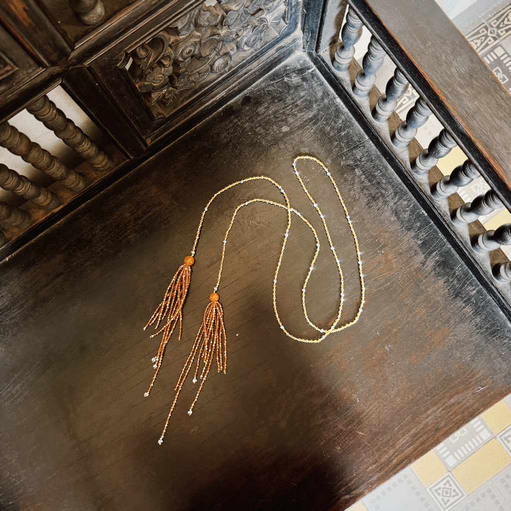 The Duyên Necklace – Citrine / Silver