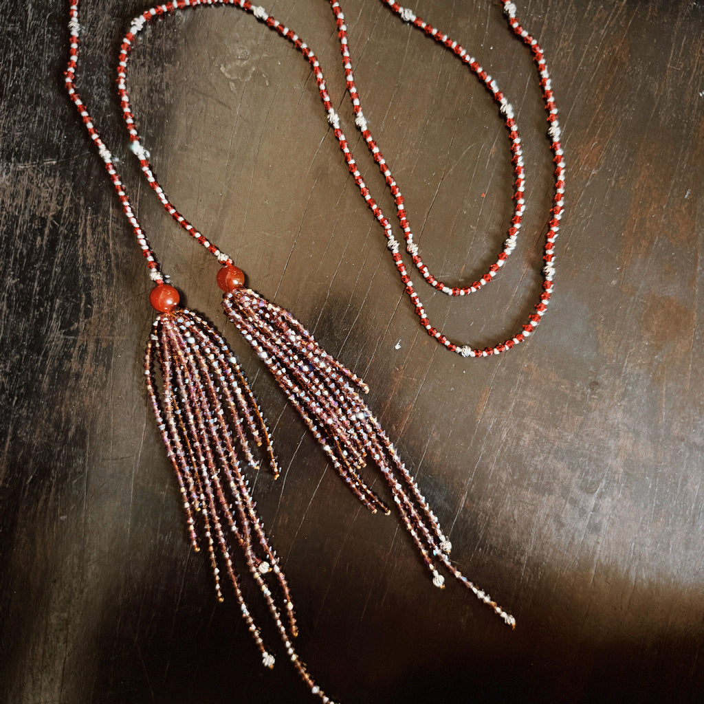 The Duyên Necklace – Carnelian / Gold