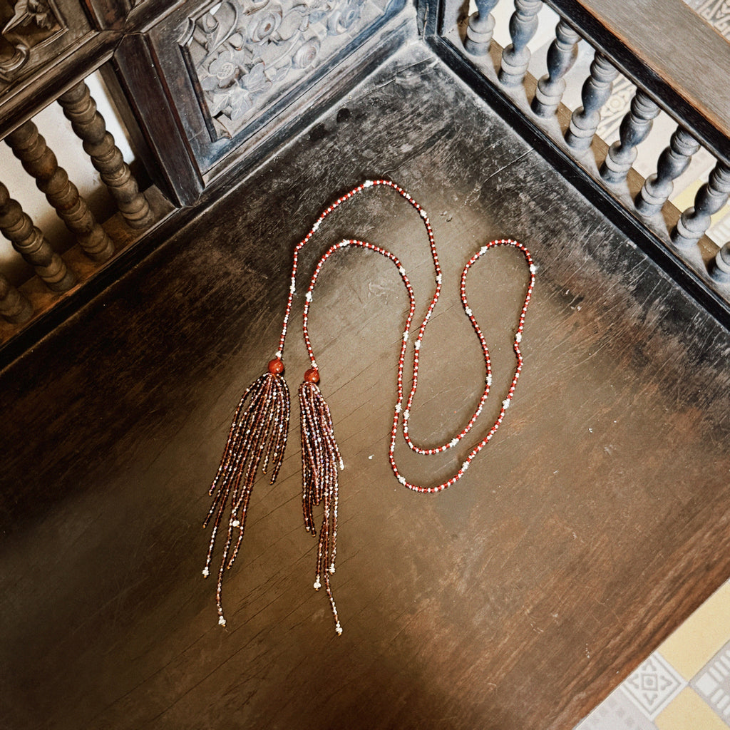 The Duyên Necklace – Carnelian / Gold