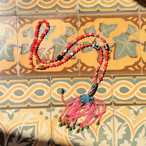 The Dzi Necklace — Rose (Pre-Order)