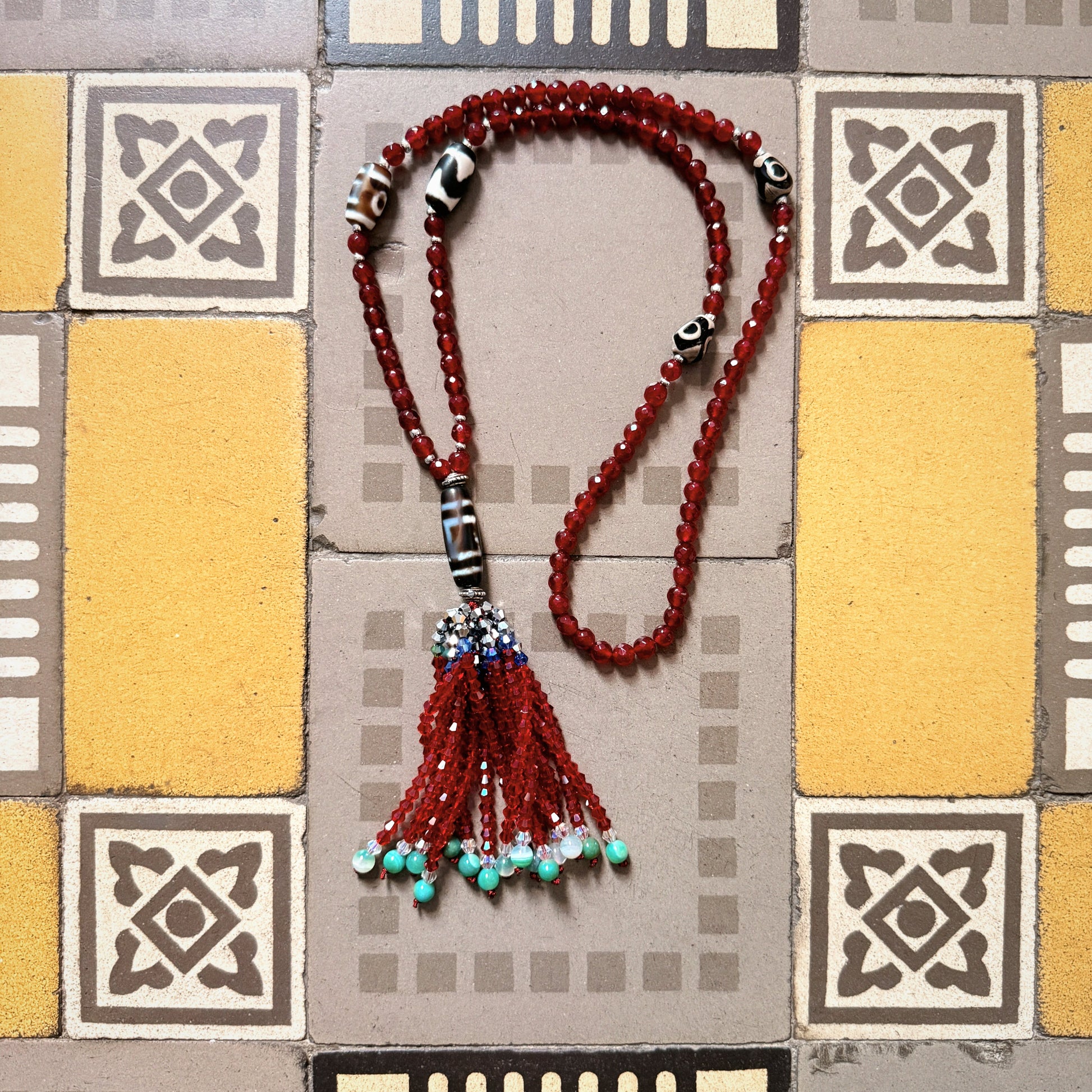 The Dzi Necklace — Rouge