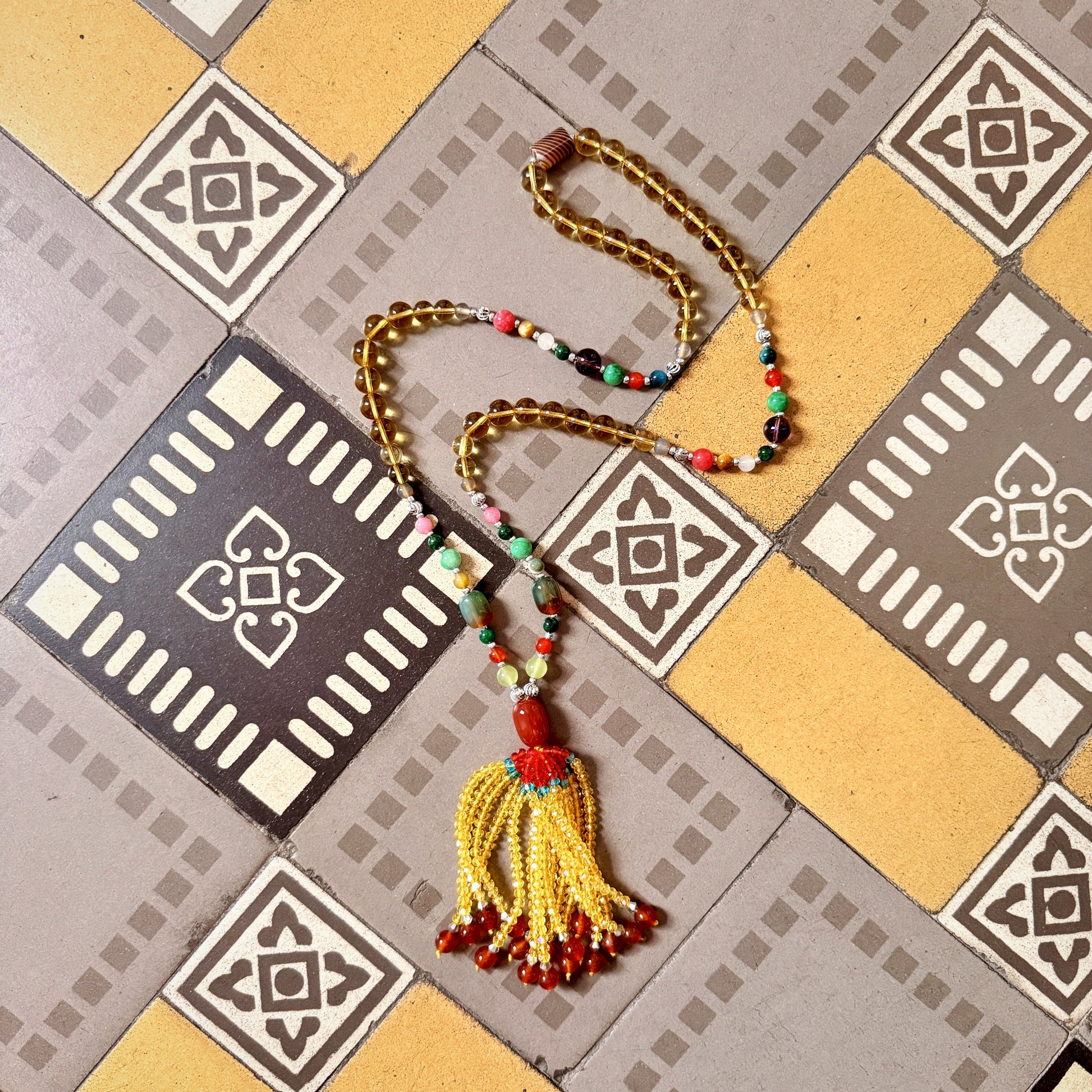 The Lumière Necklace — Sun Bloom / Gold